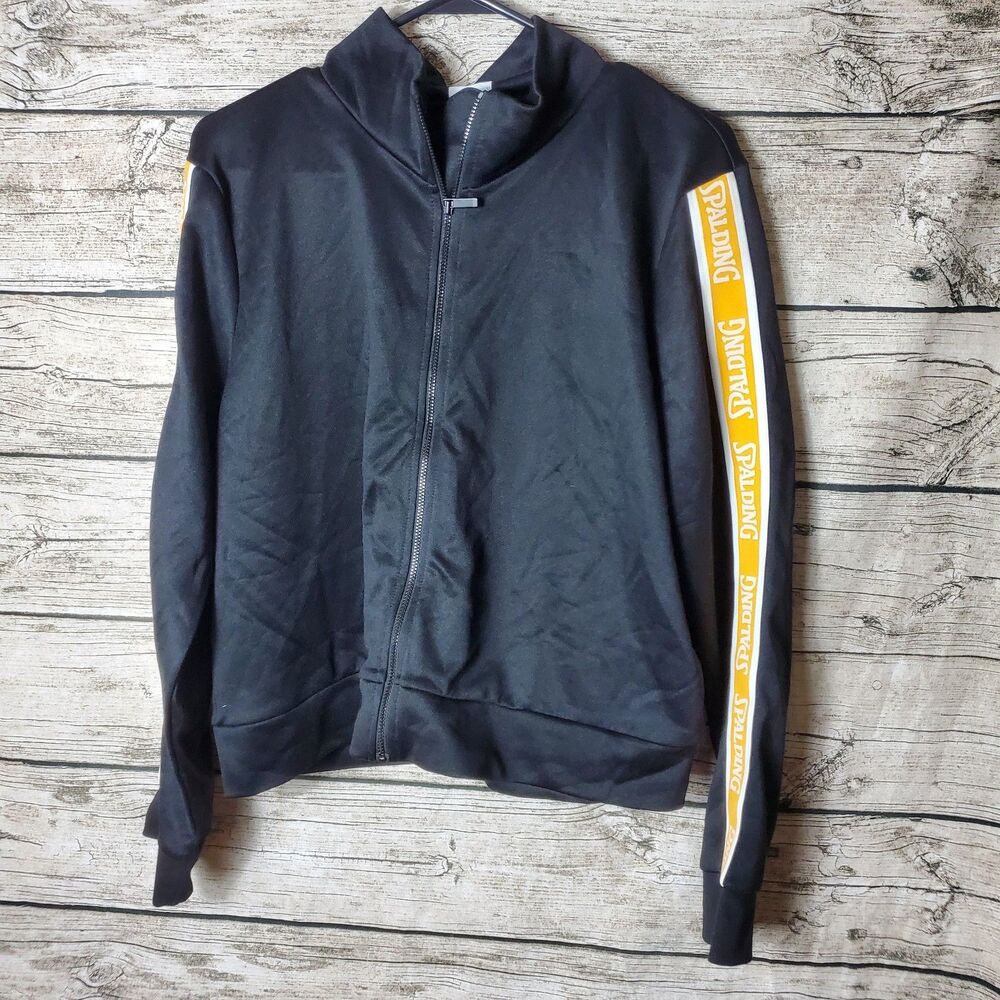 Spalding Black Jacket Size XL NWT  Reg $69.00